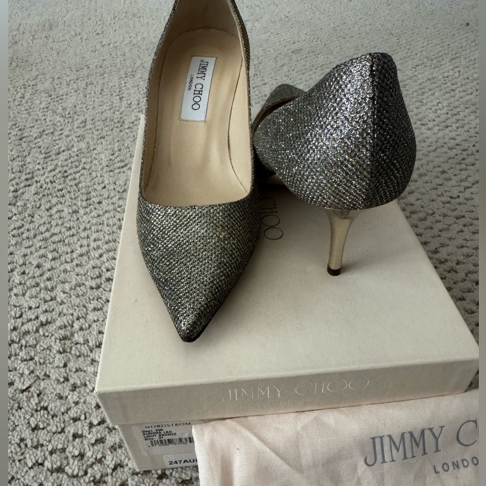 Jimmy Choo Aurora Light Bronze Shoe